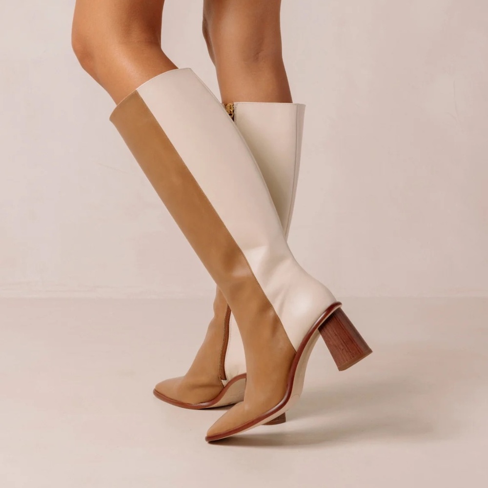 NWT East Camel Cream Boots - Picture 2 of 4